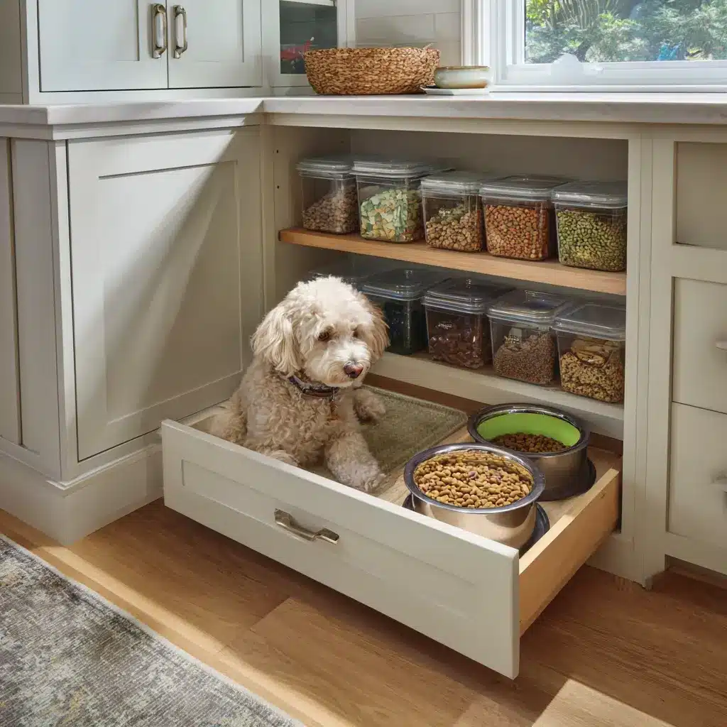 Pet-Friendly Kitchen Design Tips: Create a Safe & Stylish Space for You and Your Furry Friends 4 u7331937832 Set Up a Built In Feeding Station Ditch the messy 24b5915a b437 4baa aad8 39161eb9843b 1
