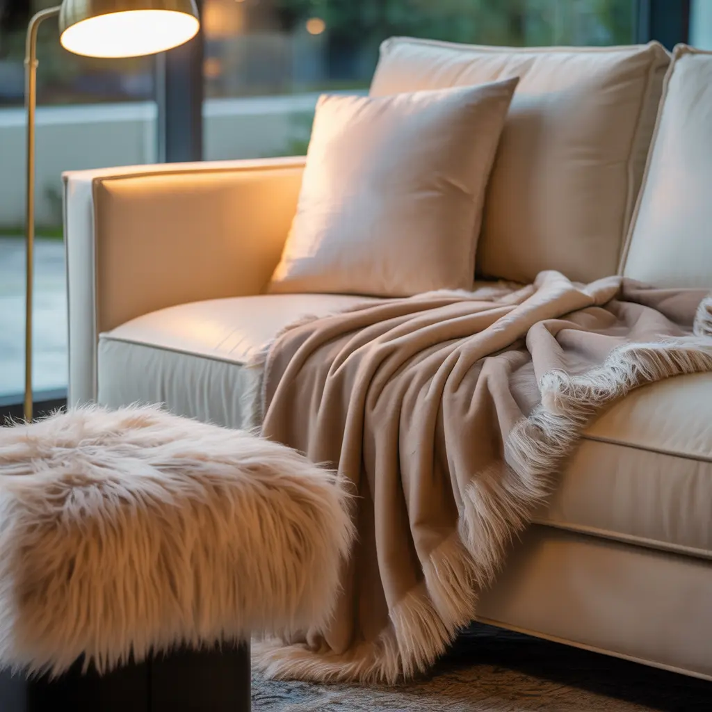 27 Fall Apartment Decor Ideas 2025 That’ll Make Your Space Extra Cozy 21 0001 1 a photograph of a plush cream colored