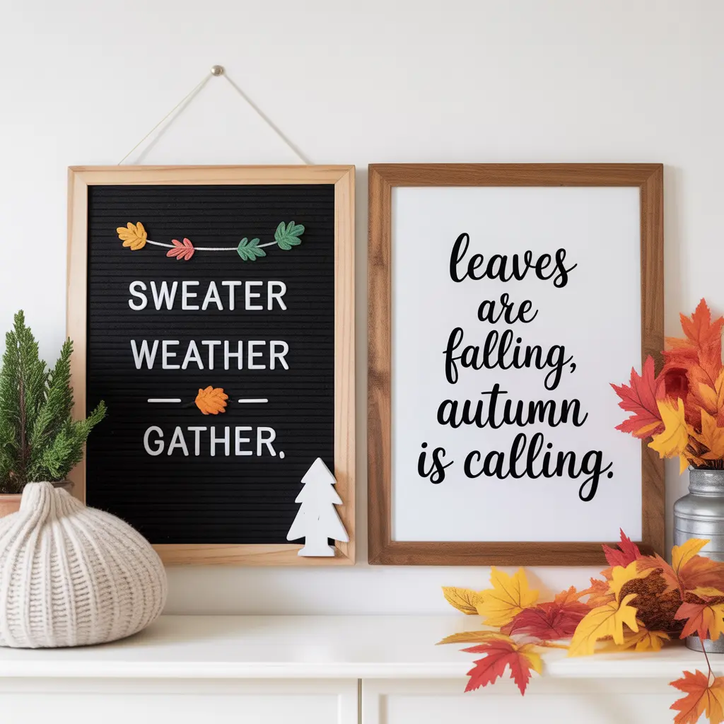 27 Fall Apartment Decor Ideas 2025 That’ll Make Your Space Extra Cozy 25 0001 1 display a seasonal quote board use a cha LuTbHKkwRSWNhV1nP8JzRw 2CnJSgRSs6SYf0b T 3 Q