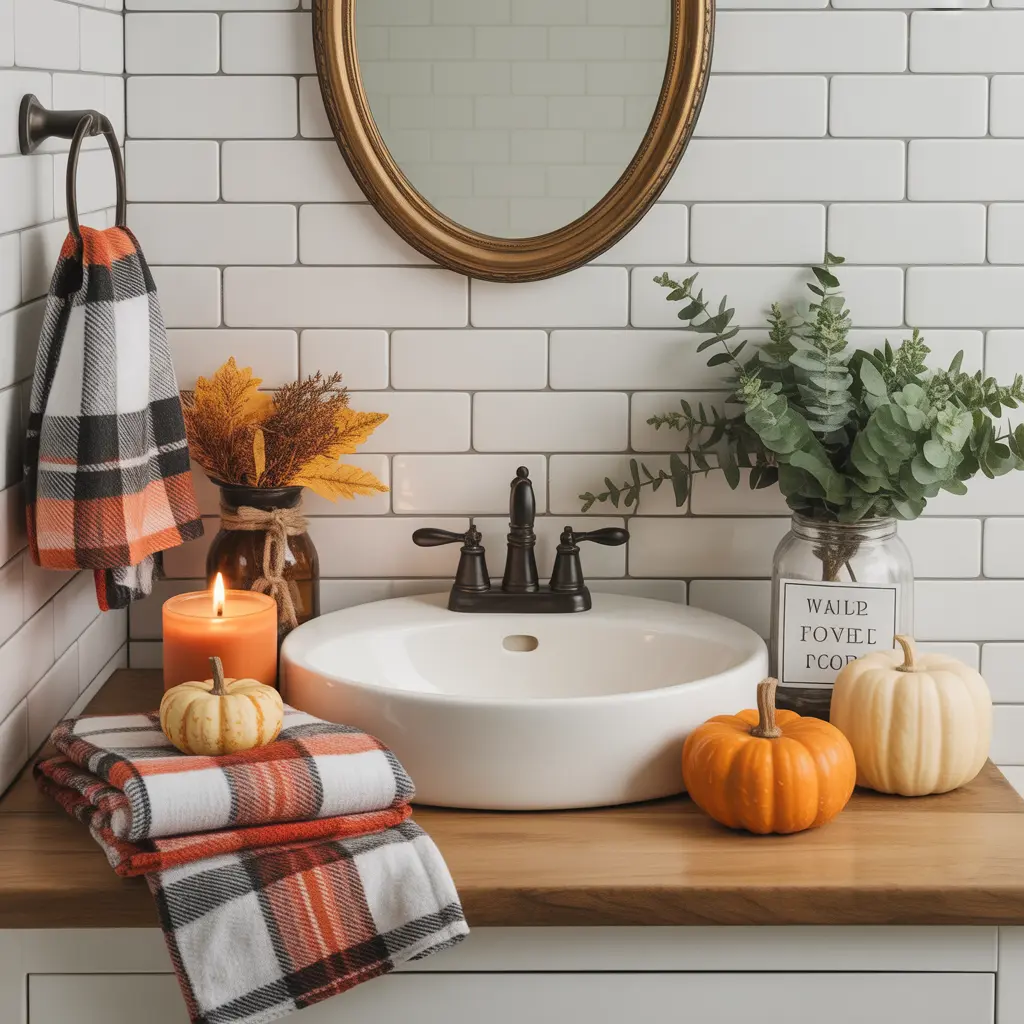 27 Fall Apartment Decor Ideas 2025 That’ll Make Your Space Extra Cozy 24 0001 1 fall up your bathroom yes your bathroom YAuvE OnQheWcB7z Ut3cQ I20koBzlRZ2X0vfXZpOGdA