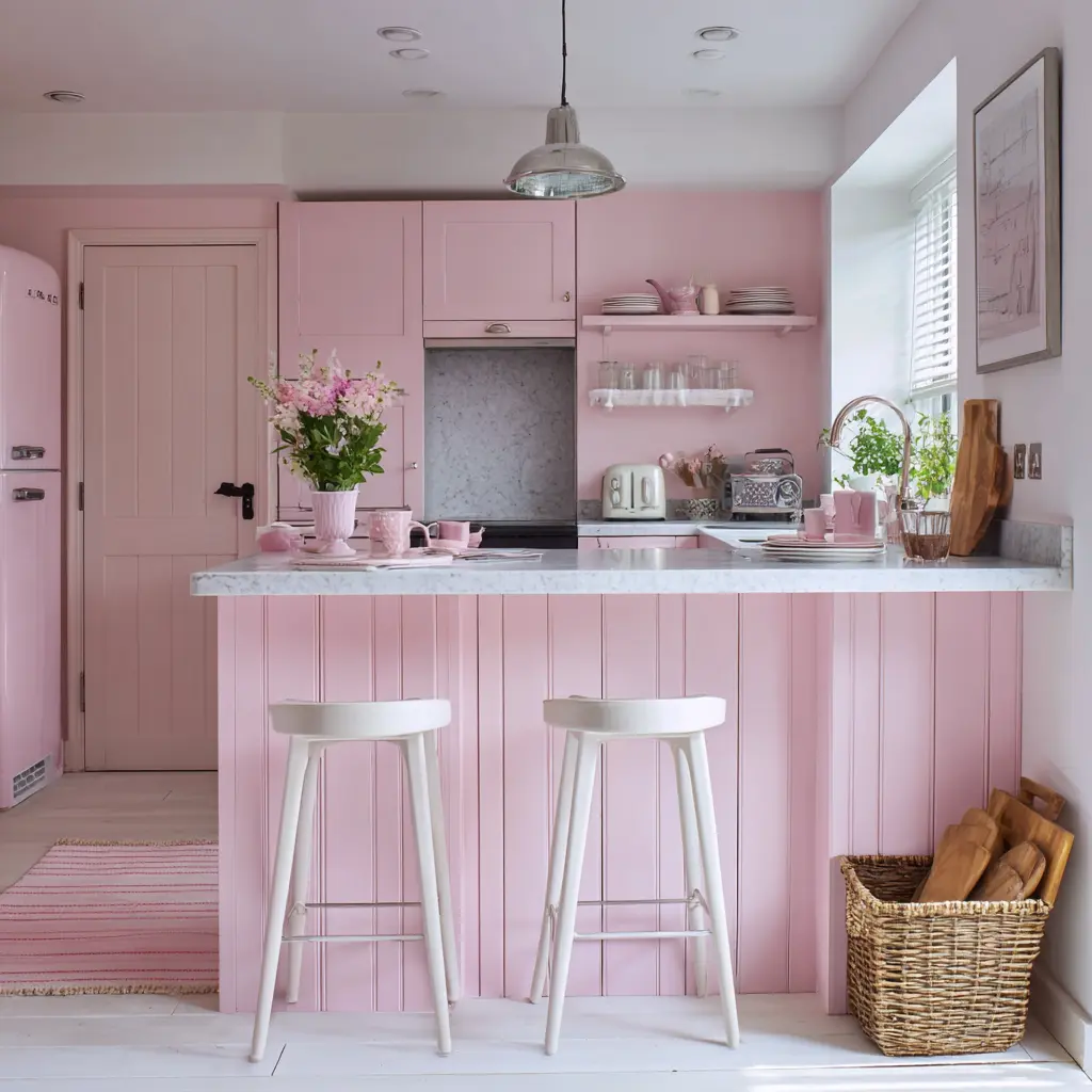 20 Girly Kitchen Ideas for a Cute and Cozy Space 2 u7331937832 Add a Pop of Pink Nothing says girly quite like p c4376a06 a6f2 4744 88fc b12b1b7e45a9 2
