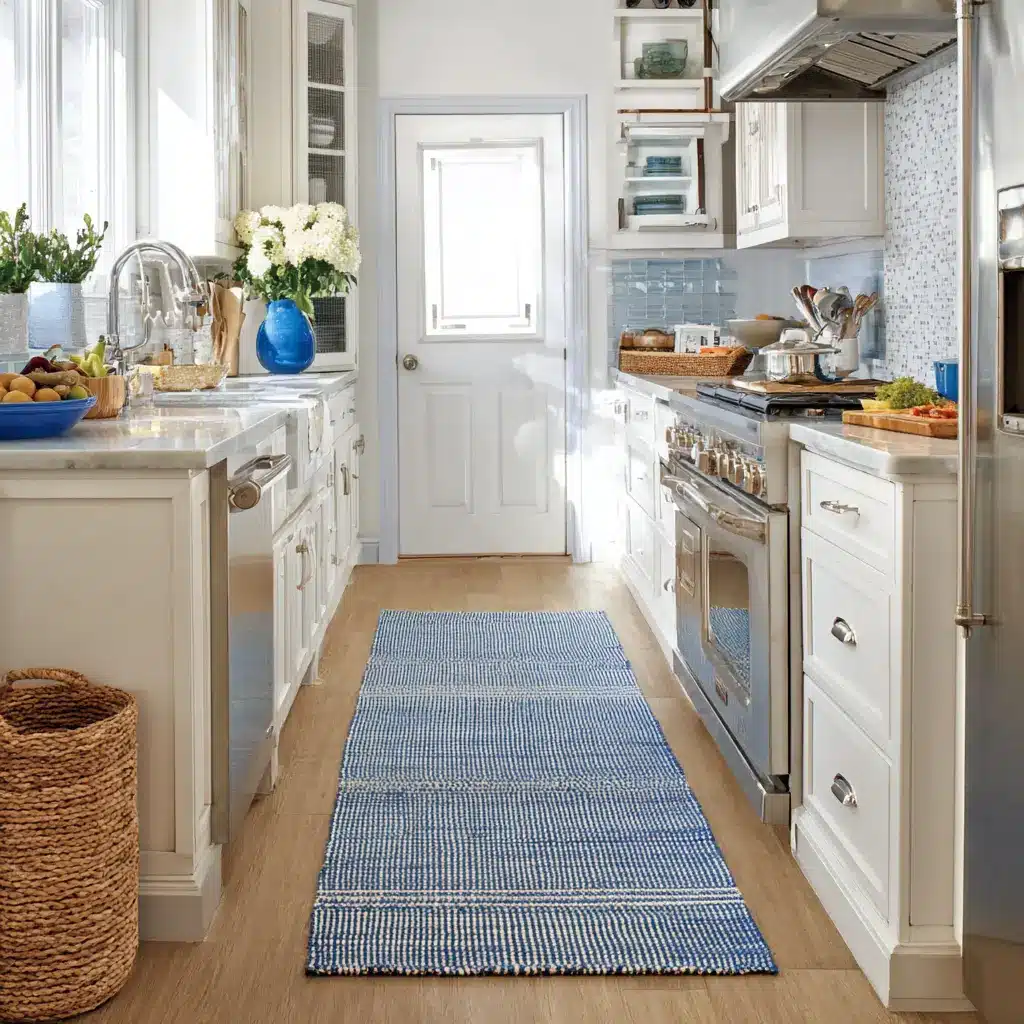 21 Small Kitchen Makeover Ideas That Actually Make a Big Difference 14 u7331937832 Add a Rug or Runner A kitchen runner brings warmt b89938a5 6c17 446e b199 ba5c03cd7ccd 0