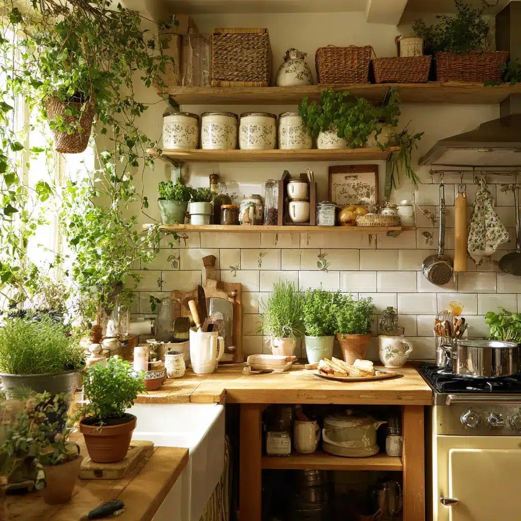 20 Girly Kitchen Ideas for a Cute and Cozy Space 20 u7331937832 Bring in Plants Small potted herbs or trailing vi 9f3d9b4f eec8 4e5e 8e5c e66387fd6049 2