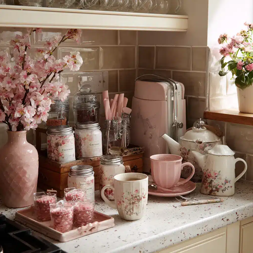 20 Girly Kitchen Ideas for a Cute and Cozy Space 14 u7331937832 Create a Coffee Corner Set up a little coffee or 83f1d156 ad58 4ae6 b53f 51932c131526 3