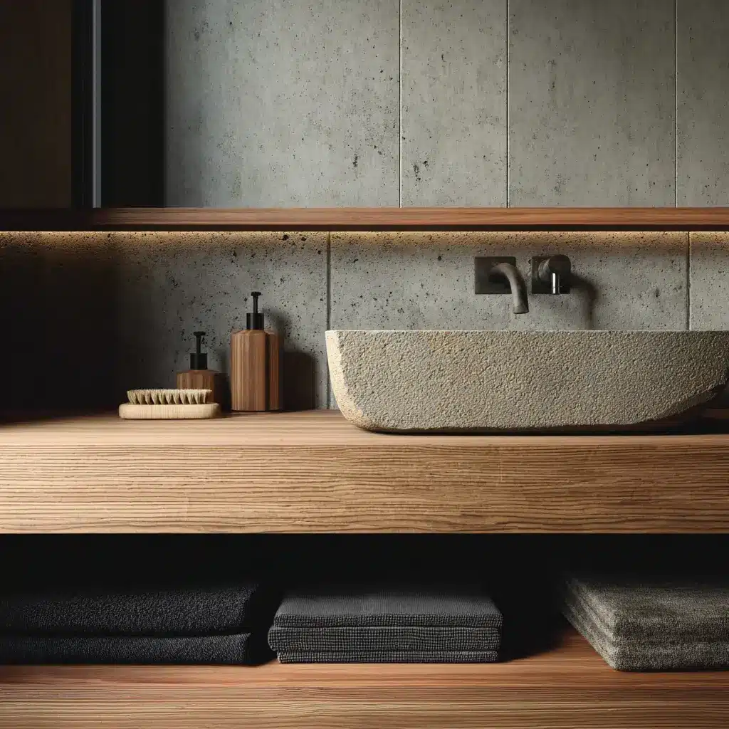 20 Minimalist Bathroom Design Ideas for a Calm, Clutter-Free Space 14 u7331937832 Embrace Natural Materials Wood accents stone coun e8819adc 945f 4029 ac27 1a3e9439f499 3