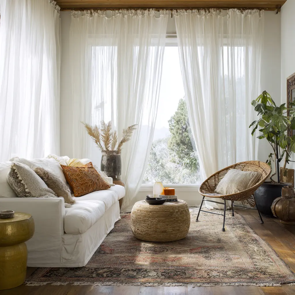 u7331937832 Hang Sheer Curtains in Your Boho Chic Living Room a2bf5777 5a62 450d 9d66 1626da298558 1