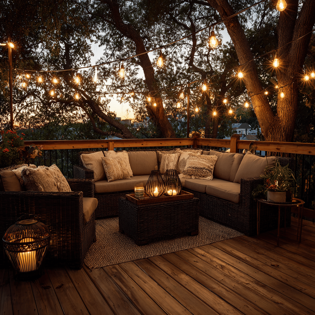 20 Inspiring Ideas for Decorating Your Deck 4 u7331937832 Hang String Lights Nothing sets the mood like twi e1c201b6 4bd5 4493 b8f9 b79cd1a5c0e6 0 1