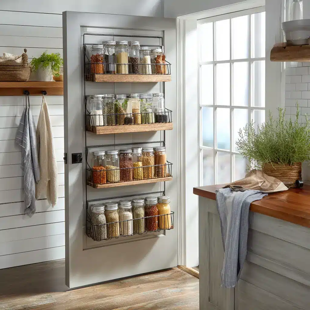 15 Brilliant Kitchen Pantry Ideas to Keep Your Space Organized 9 u7331937832 Hang an Over the Door Organizer Use the back of y 128add42 2c6a 4071 bcb1 a1b81cc20b60 1
