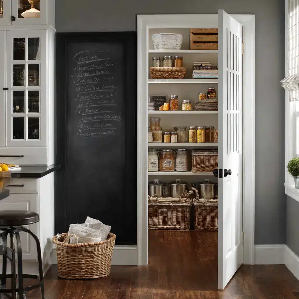 15 Brilliant Kitchen Pantry Ideas to Keep Your Space Organized 6 u7331937832 Install a Chalkboard Door Add a chalkboard to you 06c00869 4361 44c1 80ef 2d9f33516f75 1
