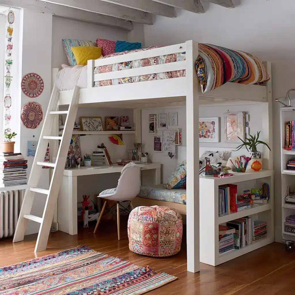 18 Creative Bedroom Ideas for 10 Year Old Girl She’ll Actually Love 7 u7331937832 Loft Beds More Floor Space If youre short on roo b0a66f32 dd1e 4330 9094 215aa82bf2f1 0 1