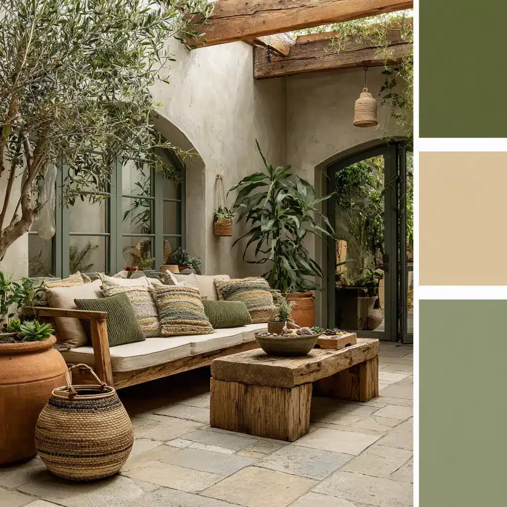 22 Outdoor Living Color Palettes Ideas to Try This Year 4 u7331937832 Olive Green and Warm Beige Earthy greens and warm 981a9efe 8a9d 447d 8bc7 d62615562c95 0