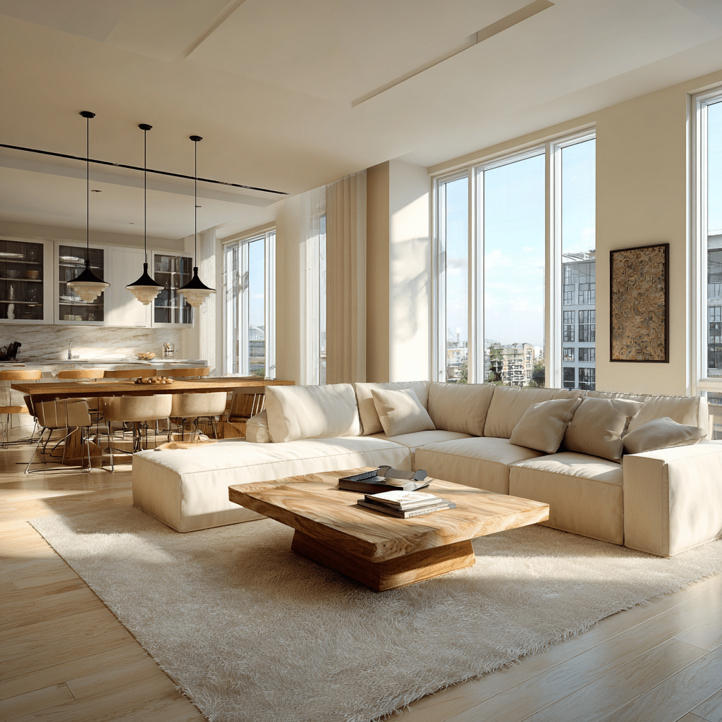 Open Concept Living Room Design