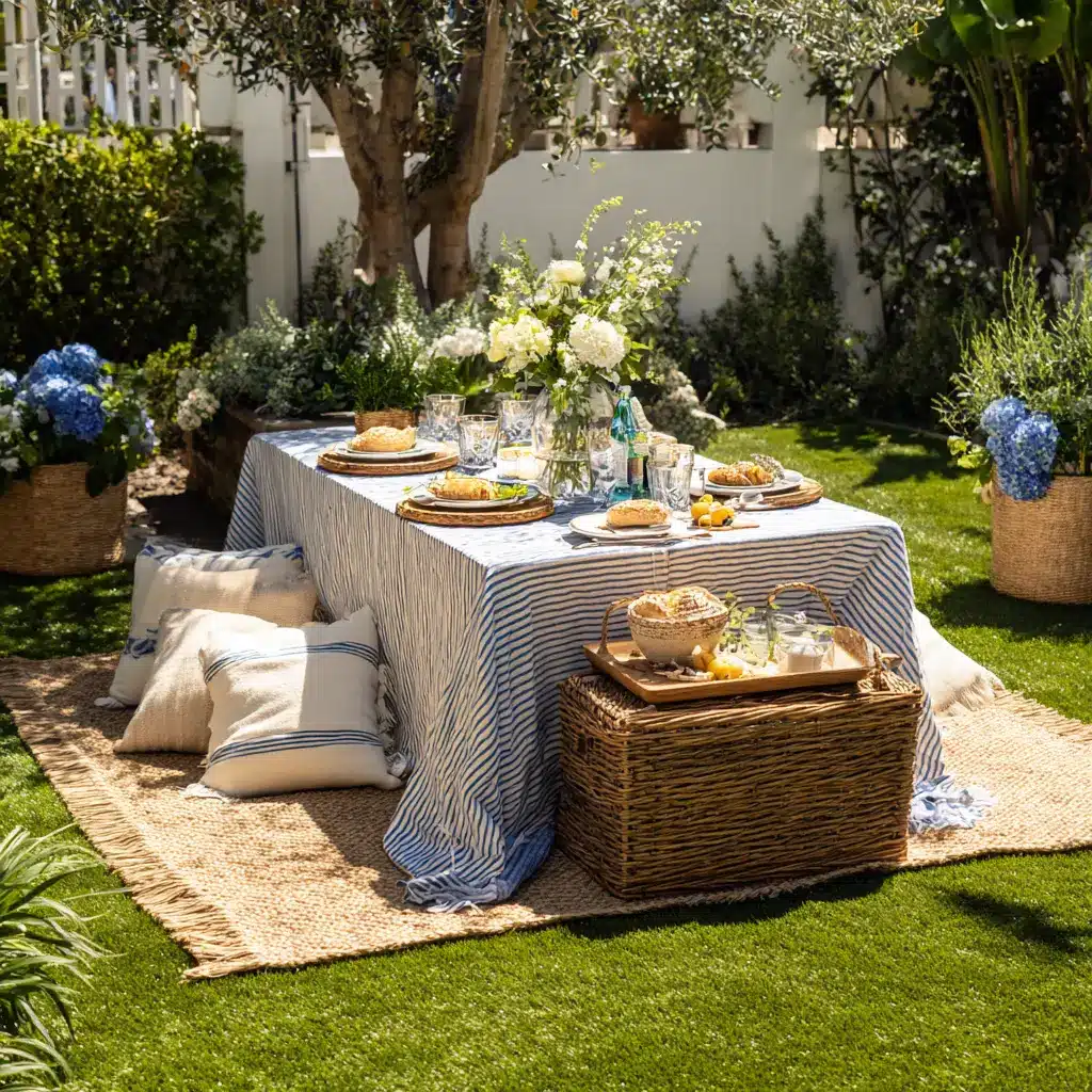 The Ultimate Guide to Outdoor Party Essentials 6 u7331937832 Outdoor Dining Setup Tables trays and plenty of s c3892cb3 6aa4 41d0 984f a799d7f4642b 0