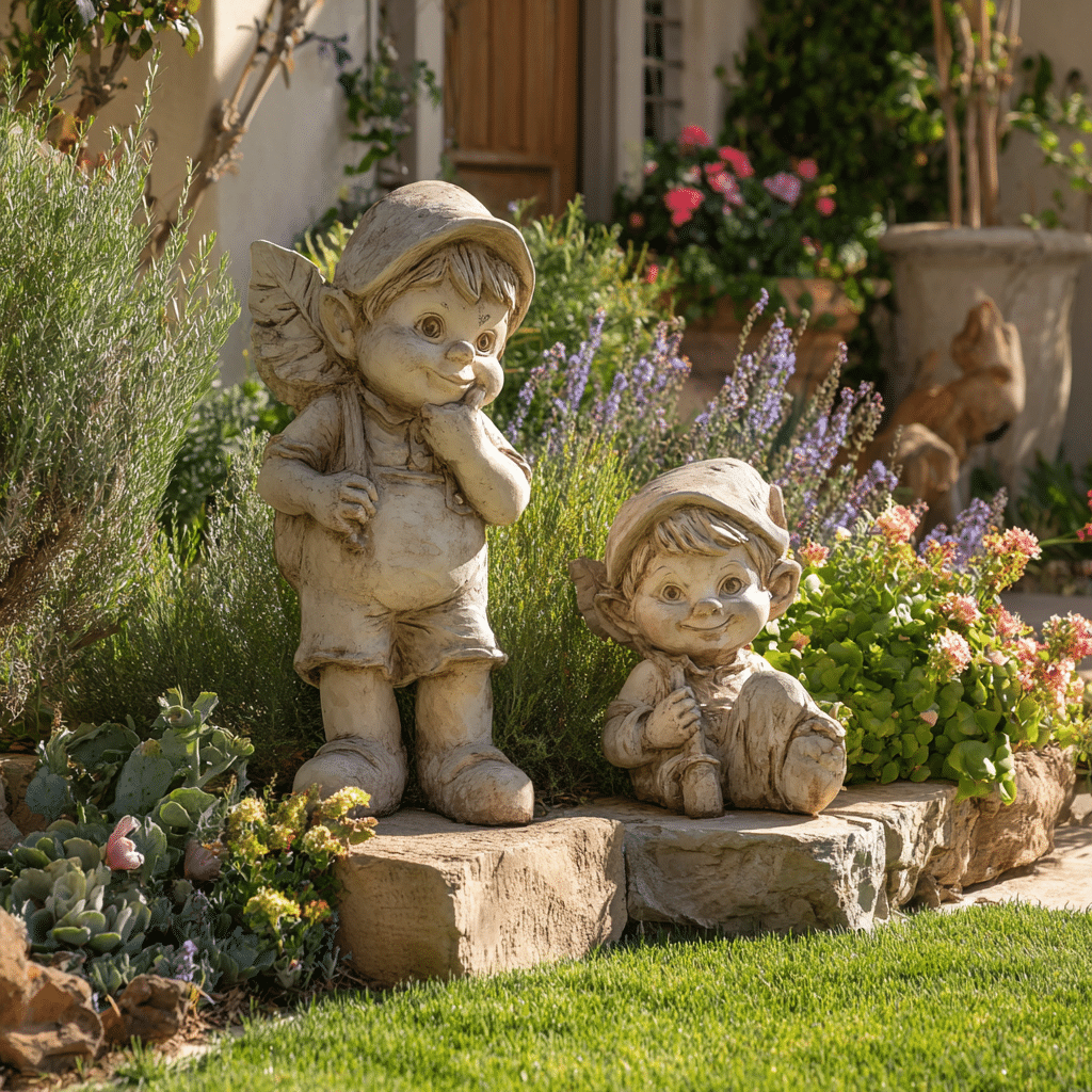 22 Creative Front Yard Ideas for a Gorgeous Entrance 23 u7331937832 Personalize with Front Yard Garden Art and Statue 91965832 c10e 43ac b788 b97625483915 0