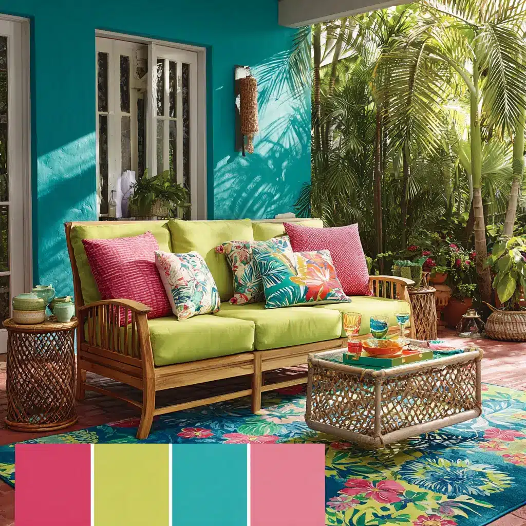 22 Outdoor Living Color Palettes Ideas to Try This Year 12 u7331937832 Tropical Brights Go bold with hot pink lime green 4ff9fbe8 4388 403f b6c0 f2283ef8dd76 1