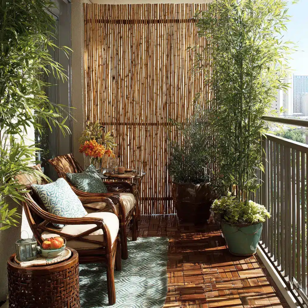 Apartment Balcony Decoration Ideas: 20 Ways to Style a Cozy Outdoor Space 7 This image has an empty alt attribute; its file name is u7331937832_Try_a_Privacy_Screen_Create_a_sense_of_seclusion__40b9c200-e724-4434-828a-d42dd3100156_0.webp