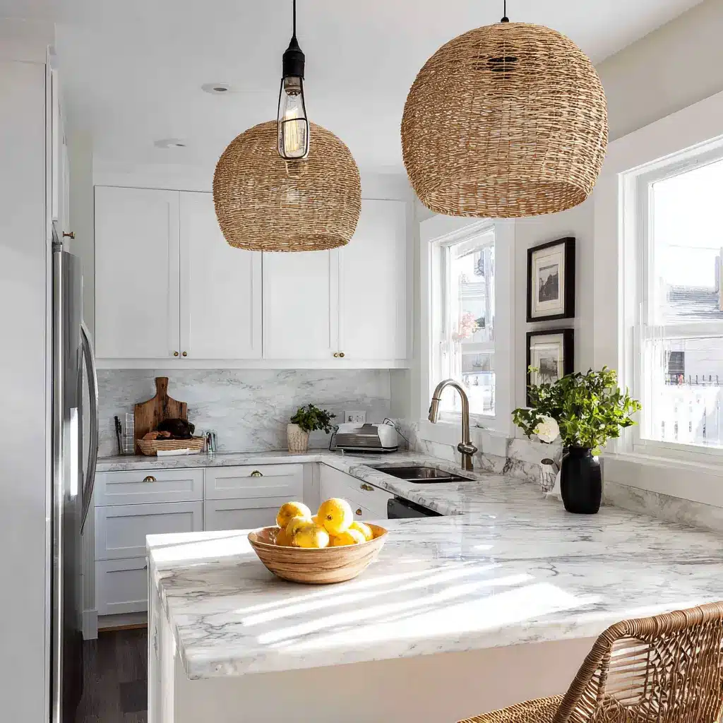 21 Small Kitchen Makeover Ideas That Actually Make a Big Difference 16 u7331937832 Upgrade Light Fixtures Swap out harsh or outdated 79fdef05 60f2 40bc a57e 057e77f5fa2b 2