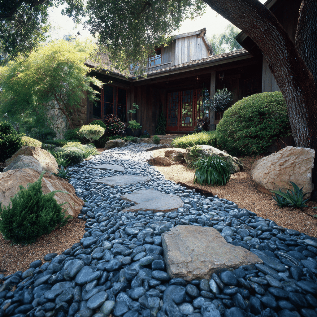 22 Creative Front Yard Ideas for a Gorgeous Entrance 12 u7331937832 Use Gravel or Stone to Add Texture to Your Front e97ae5f7 c1d3 4309 a360 84022f952676 0