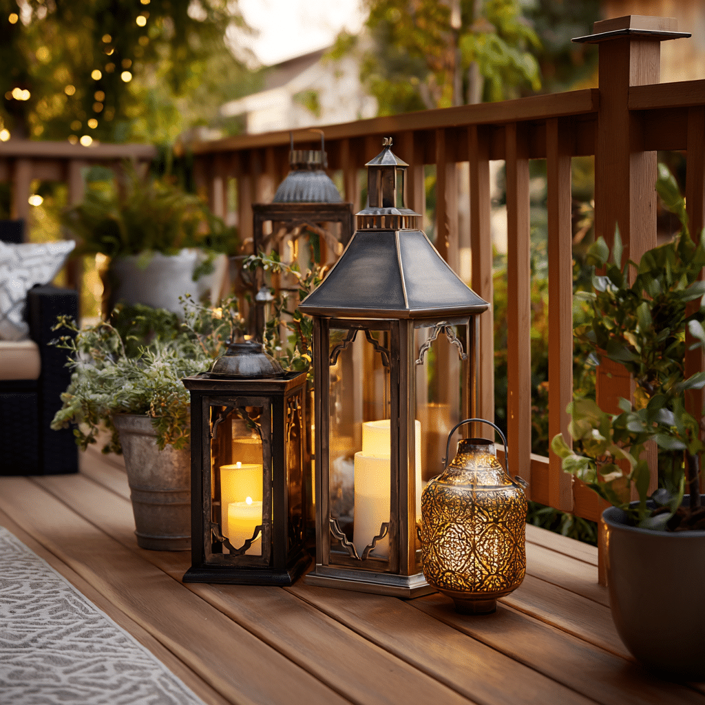 20 Inspiring Ideas for Decorating Your Deck 7 u7331937832 Use Lanterns and Candles Add warm ambient lightin 35e44b2b 7e22 4824 92ba 13557ad9930c 3