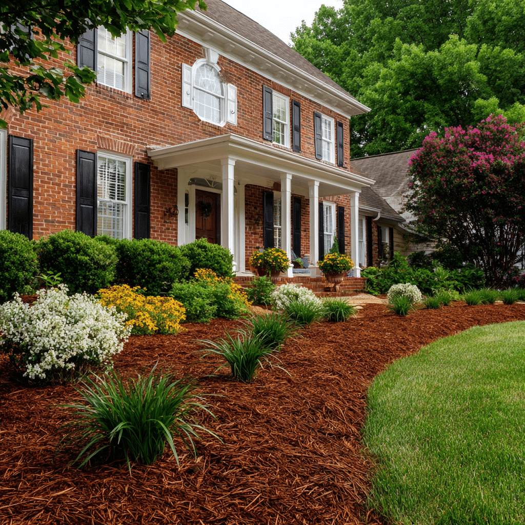22 Creative Front Yard Ideas for a Gorgeous Entrance 22 u7331937832 Use Mulch to Polish Your Front Yard Beds Fresh mu 578f2942 c3ce 4b3c 9e2e 166f409be59c 2