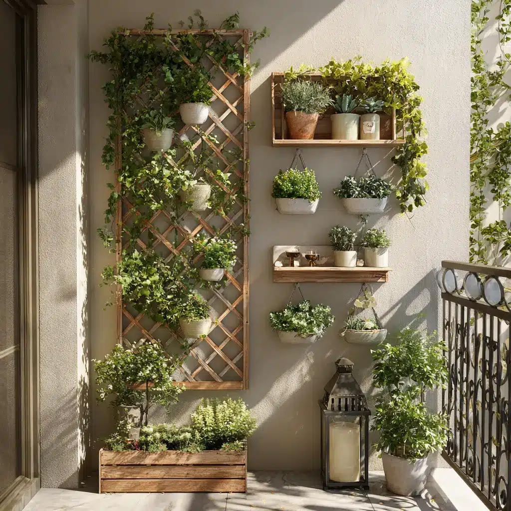 Apartment Balcony Decoration Ideas: 20 Ways to Style a Cozy Outdoor Space 12 This image has an empty alt attribute; its file name is u7331937832_Use_Wall_Space_for_Vertical_Decor_If_your_balcony_90b26abd-c87c-4b42-8857-32434db86a97_1.webp