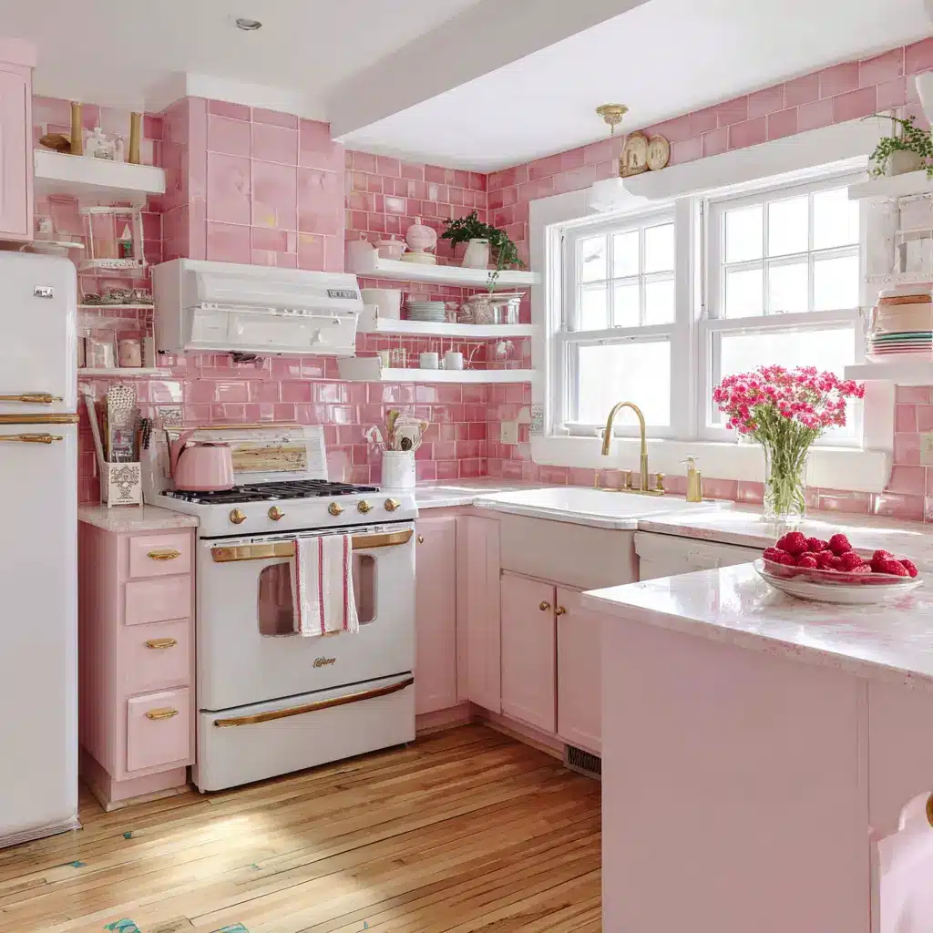 20 Girly Kitchen Ideas for a Cute and Cozy Space 7 u7331937832 Use a Fun Backsplash A cute colorful backsplash i f176ab95 ba79 40c9 958c a8f36f094755 2