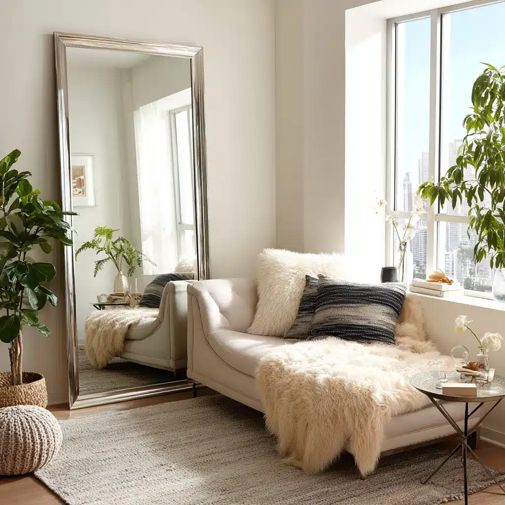 15 Brilliant Tiny Studio Apartment Ideas to Transform Your Small Space 7 u7331937832 Visual Expansion Tips Use Mirrors in Your Tiny St e3e72bd2 742f 460e 87ab 9757428167a9 3