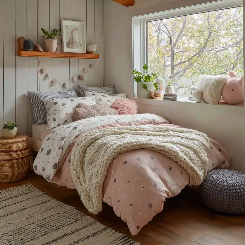 18 Creative Bedroom Ideas for 10 Year Old Girl She’ll Actually Love 10 u7331937832 try Mix and Match Bedding Get playful with textur 8066d10d 2d26 4c4f 981b 25eb1a329193 2