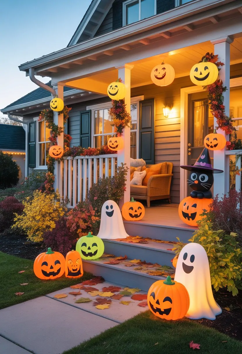 Cute and Funny Halloween Porch Decorations