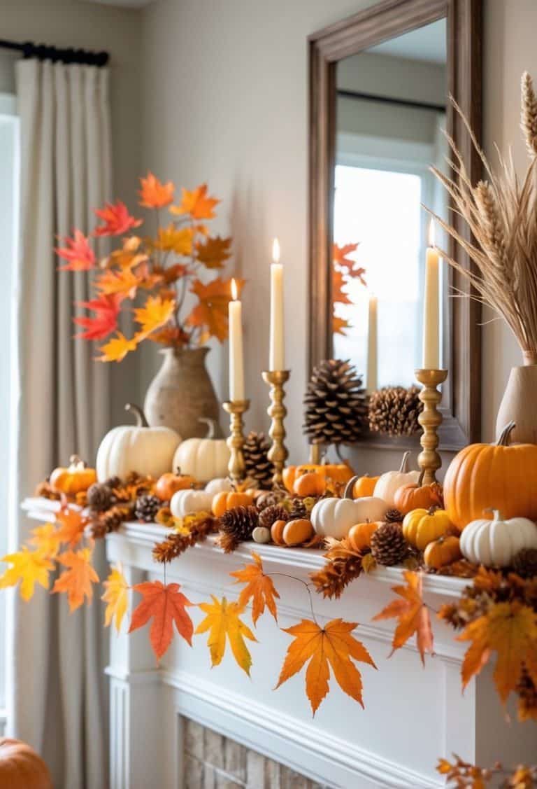Fall Mantle Decor Ideas