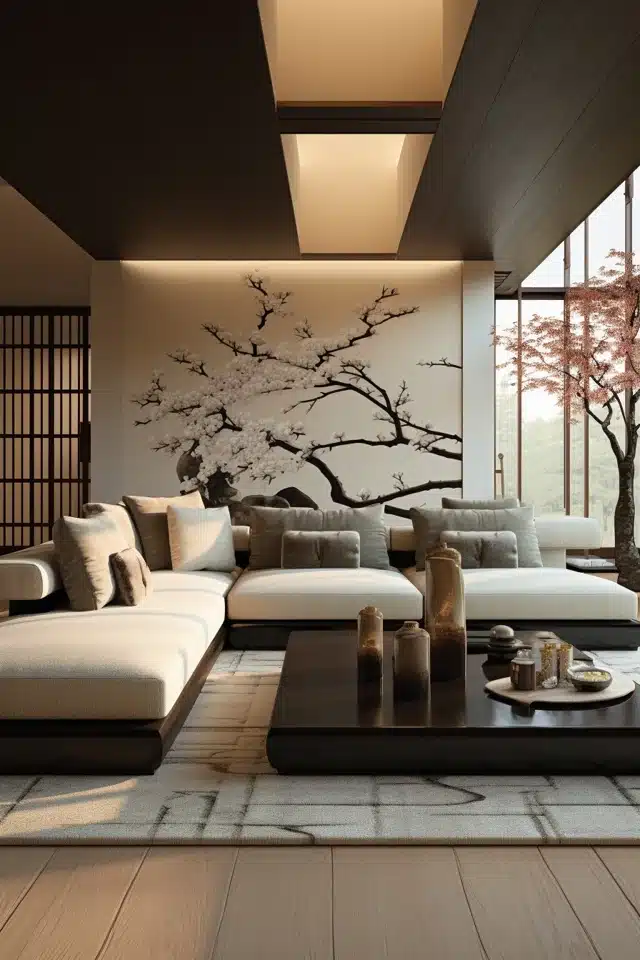 Japanese Living Room Design: 22 Inspiring Ideas for a Calm and Modern Space 15 0 3 640 N