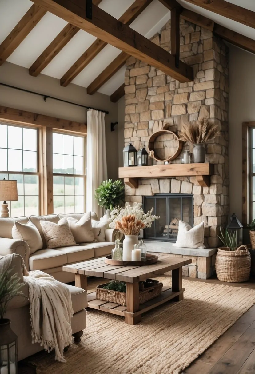 Rustic Farmhouse Living Room Ideas: 21 Stylish Ways To Create A Cozy Space