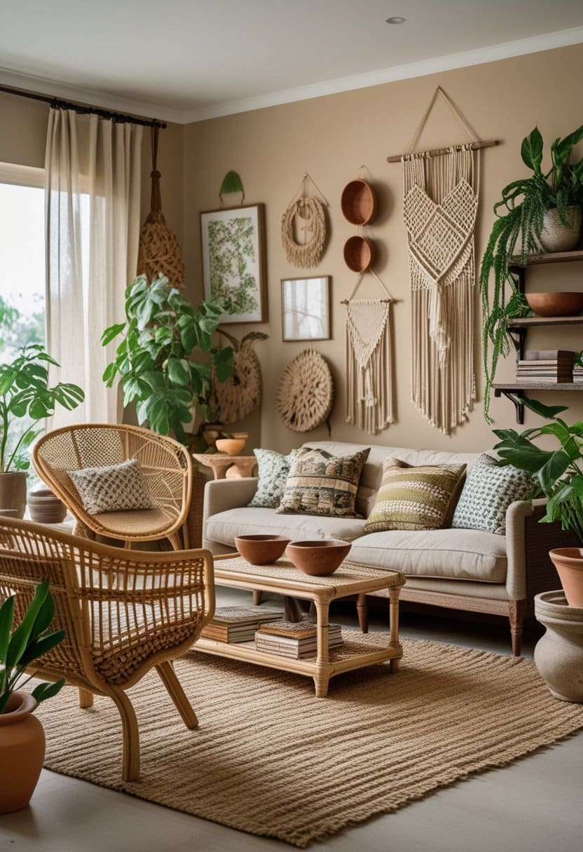Curated visual reference: Eclectic Decor With A Focus On Nature Reference: Eclectic Living Room Design With Natural Textures 22 Inspiring Ideas