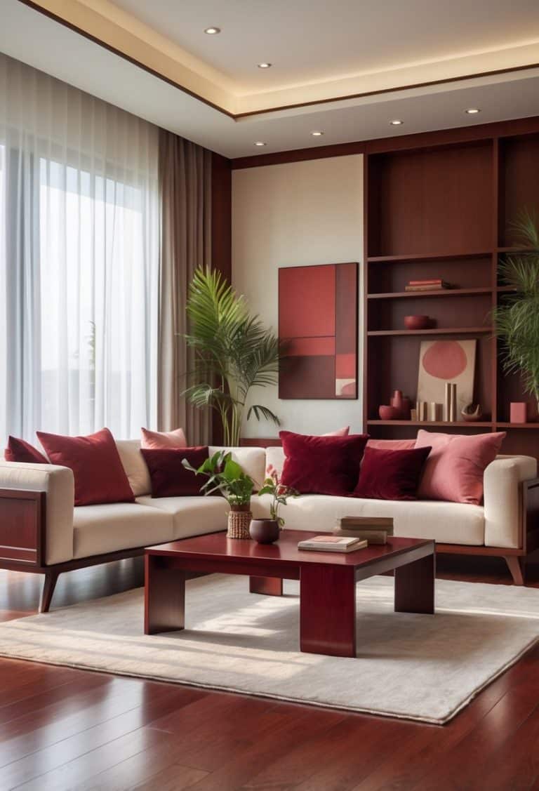 Cherry Coded Living Room Color Palette