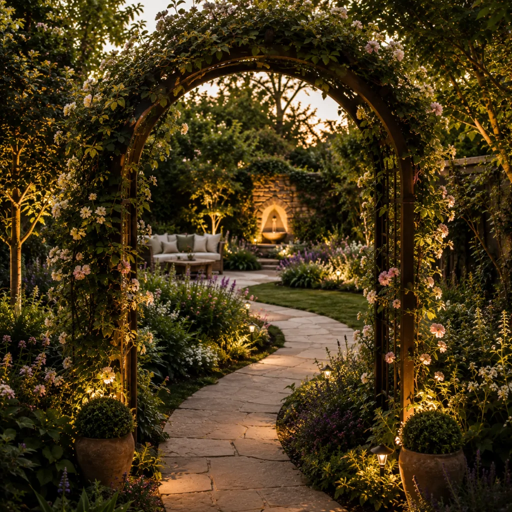 28 Modern Curved Garden Design Ideas For Outdoor Retreats 8 Curved Arbor