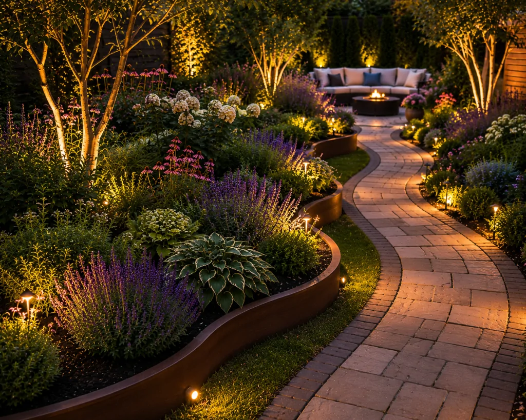 28 Modern Curved Garden Design Ideas For Outdoor Retreats 24 Curved Garden Edging