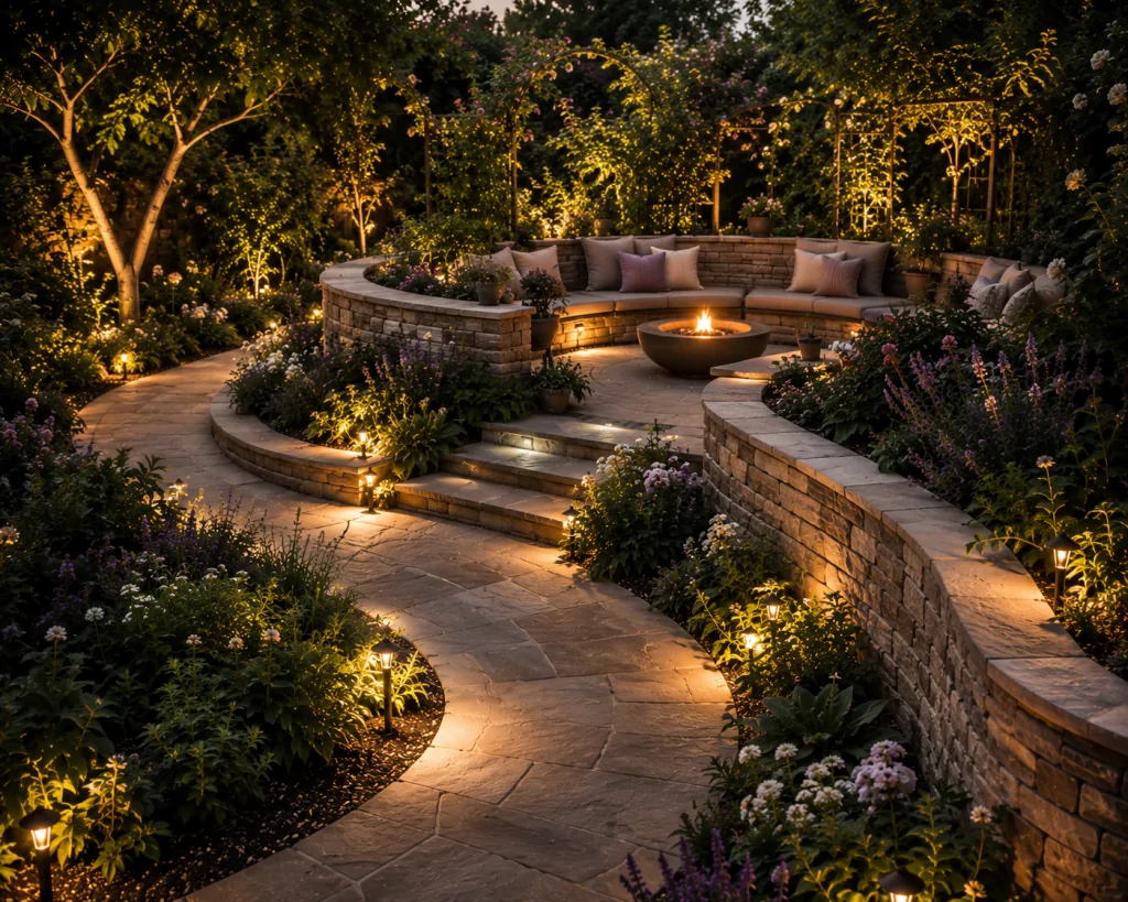 28 Modern Curved Garden Design Ideas For Outdoor Retreats 13 Curved Garden Wall