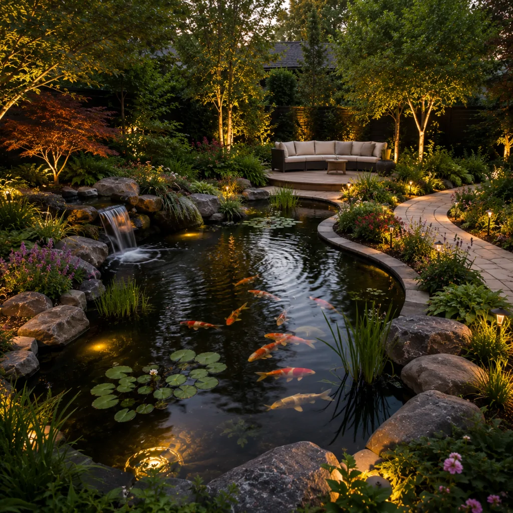 28 Modern Curved Garden Design Ideas For Outdoor Retreats 6 Organic Shaped Ponds