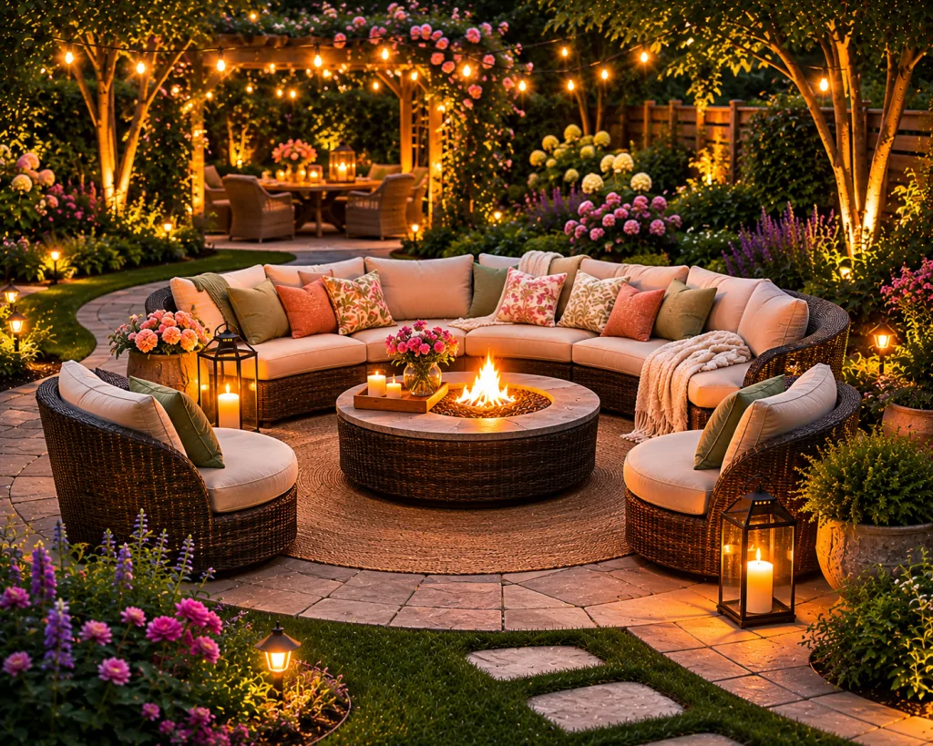 28 Modern Curved Garden Design Ideas For Outdoor Retreats 19 Rounded Outdoor Furniture