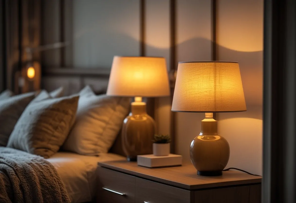 Cozy Bedroom Ideas 2026: Simple Ways To Make Your Space Feel Warm And Inviting 4 A cozy bedroom with warm bedside lamps glowing softly next to a neatly made bed.