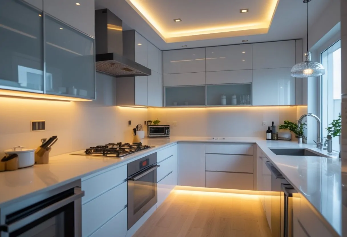 15 Stunning DIY Kitchen Remodel Ideas For Budget Friendly Upgrades And Weekend Projects 6 diy kitchen remodel ideas lighting enhancement under cabinet pendant lights modern kitchen
