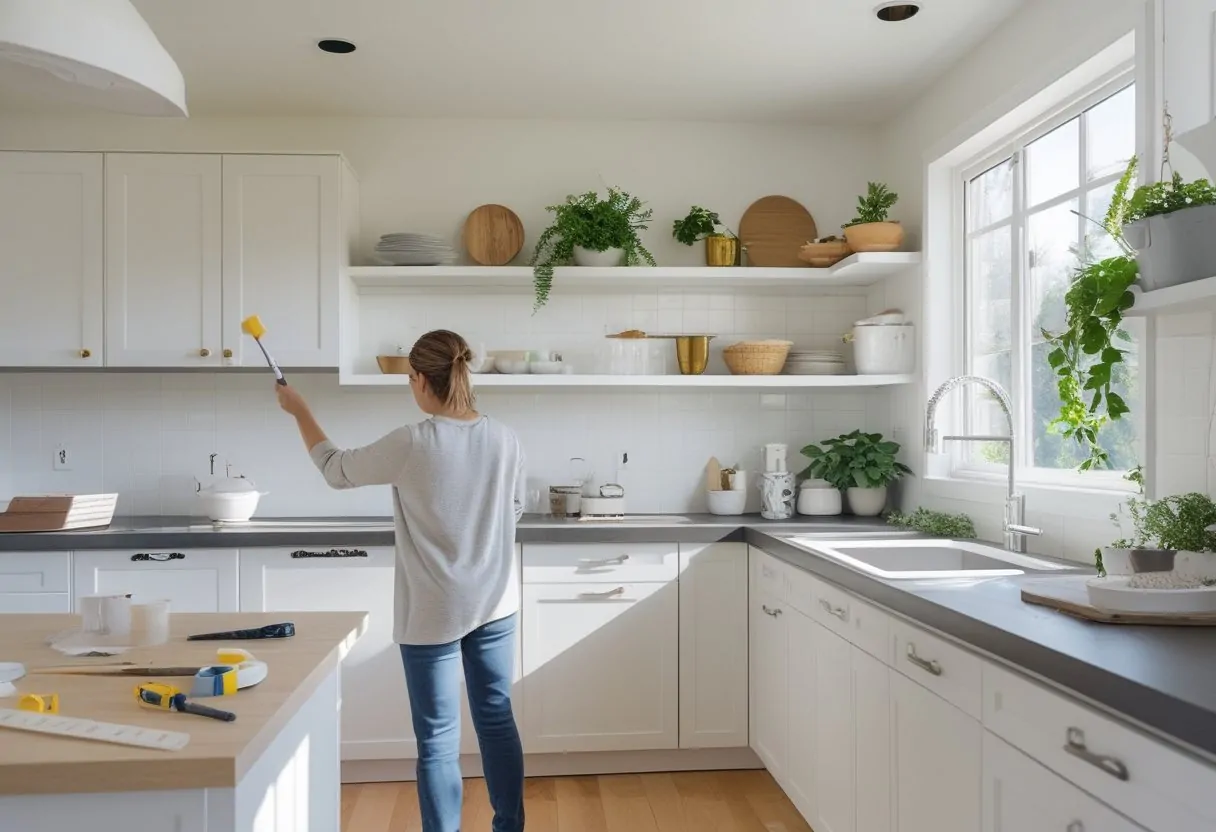 15 Stunning DIY Kitchen Remodel Ideas For Budget Friendly Upgrades And Weekend Projects 10 diy kitchen remodel ideas frequently asked questions painting cabinet door bright kitchen tools island