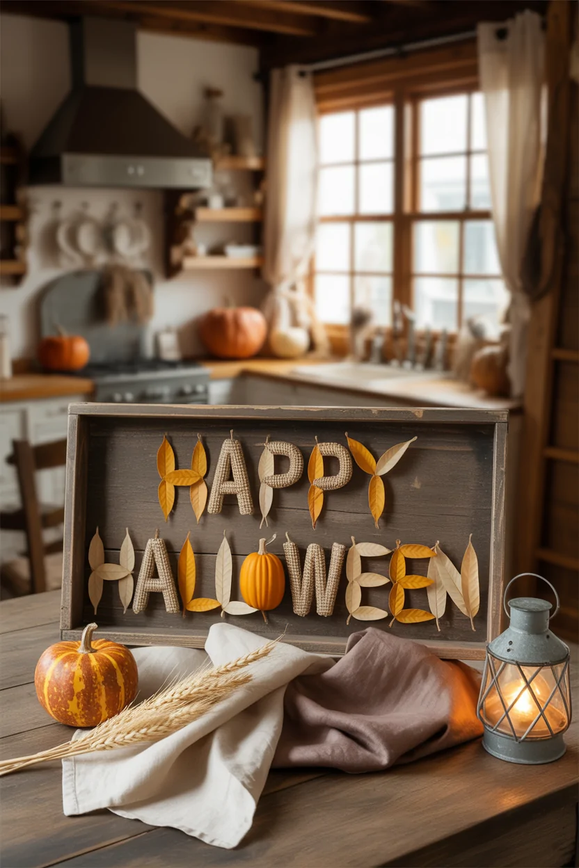 Farmhouse Halloween Decor