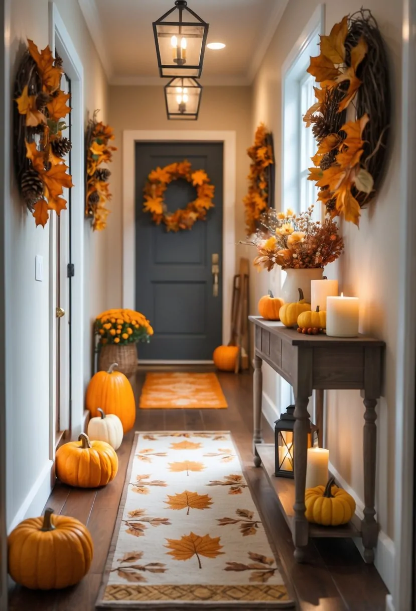 fall hallway ideas