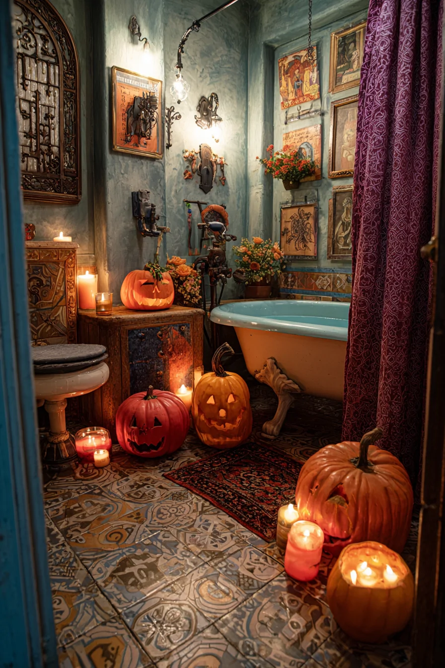 Halloween Bathroom Decor