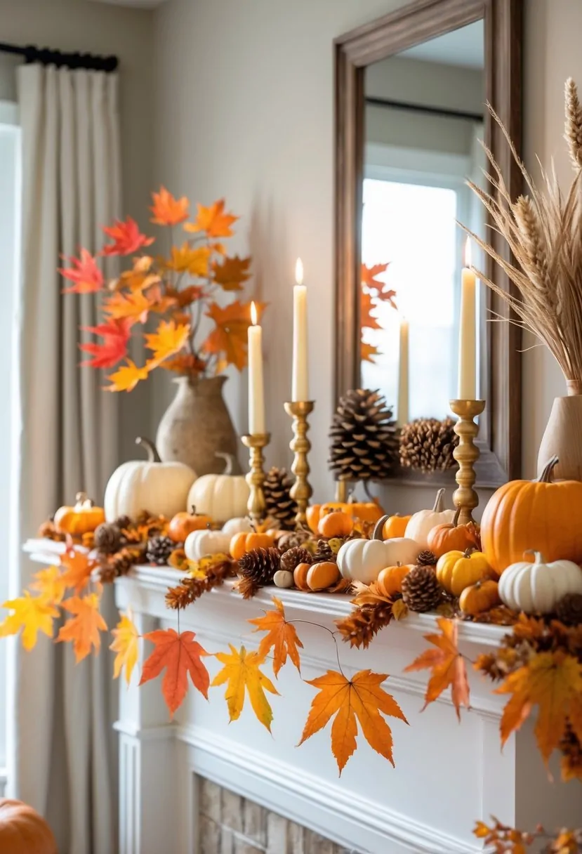Fall Mantle Decor Ideas