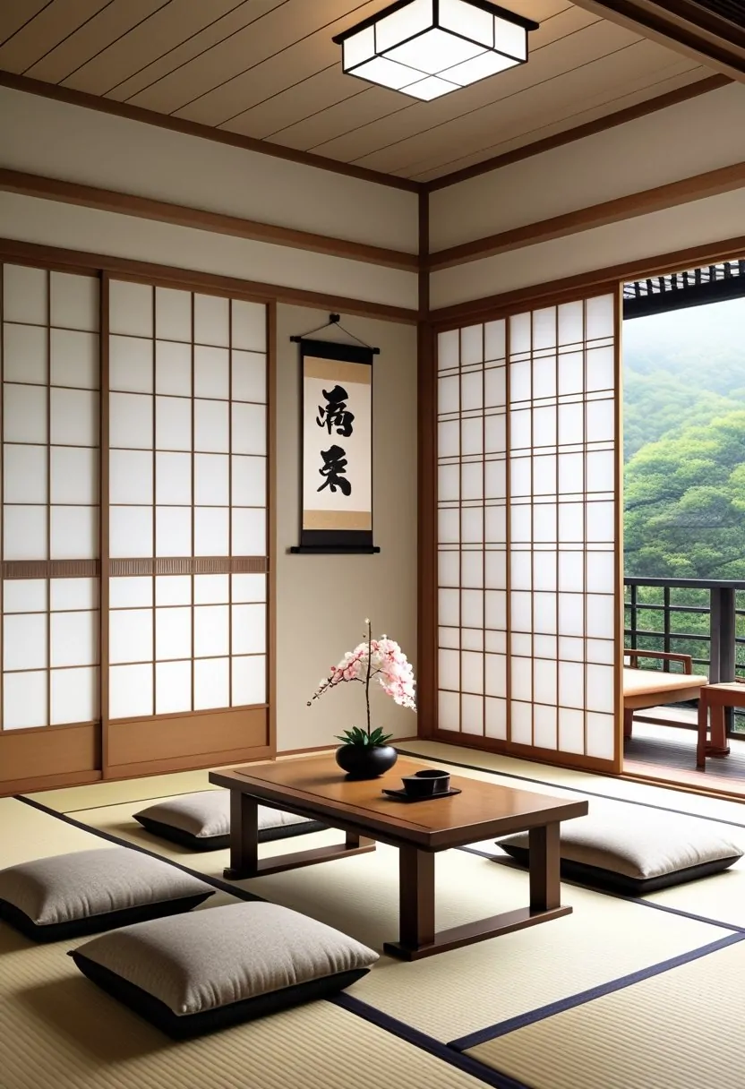 Japanese Living Room Design