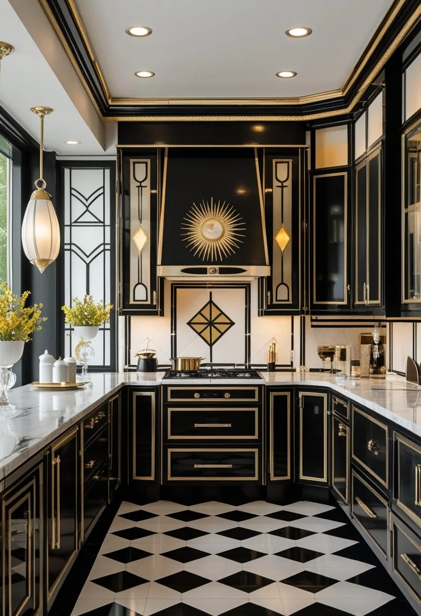 Art Deco Revival Kitchen Décor