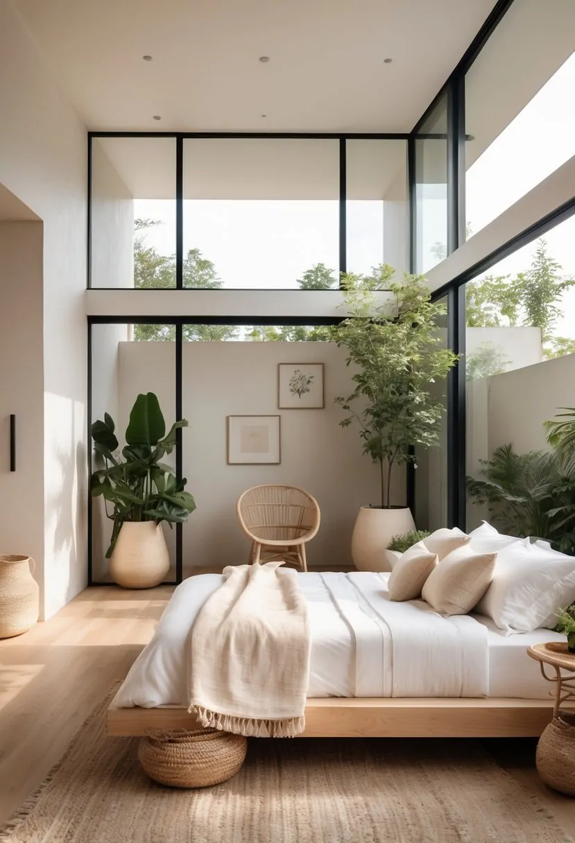 Modern Bedroom Design With Natural Materials