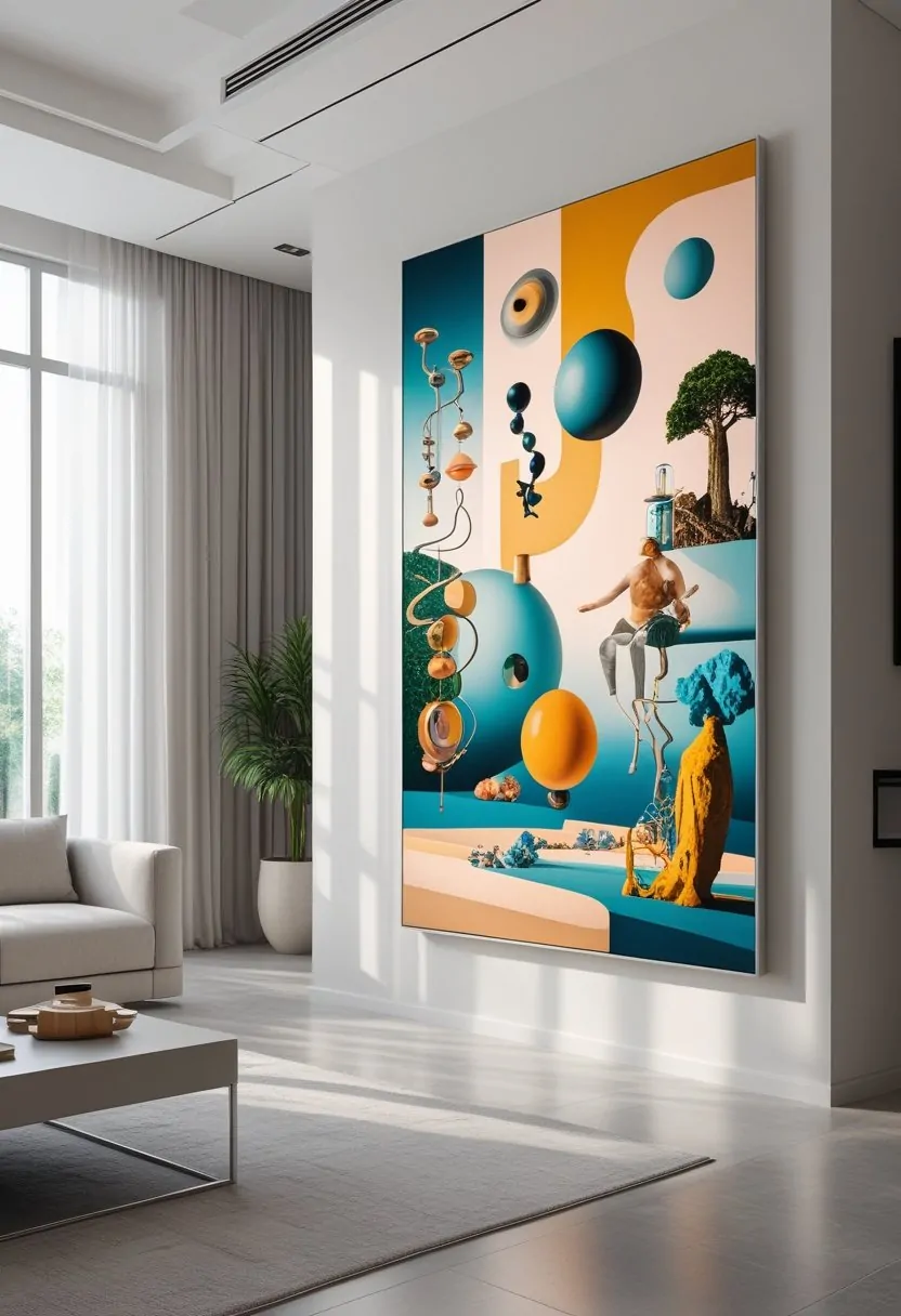 Modern Surrealism Statement Wall Art Ideas